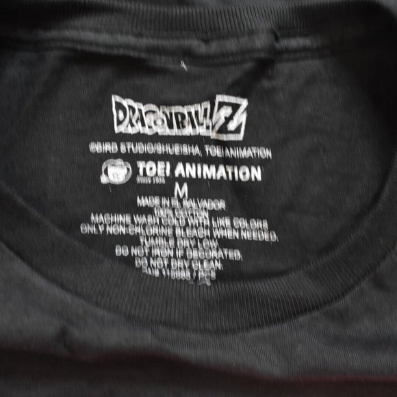 Dragon Ball Z Mens Goku 9000 Anime Black Tee Shirt New Medium - Picture 3 of 3